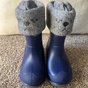 NWOT - Stride Rite 360 Blue Gecko Rain to Snow Boots - Pair